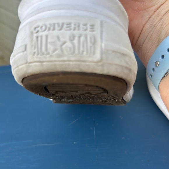 Converse White and Lavender High-Tops - Picture 11 of 13